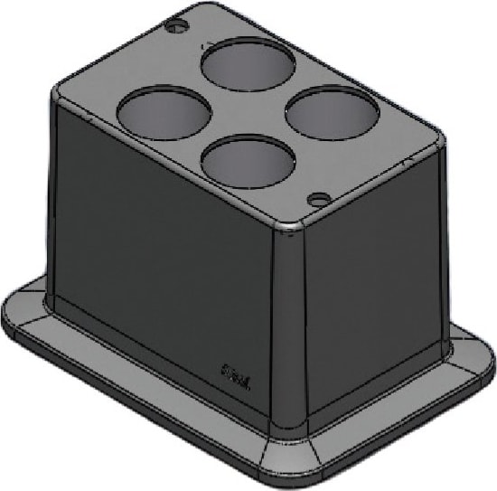 Scilogex Block, used for 50mL tubes, 4 holes