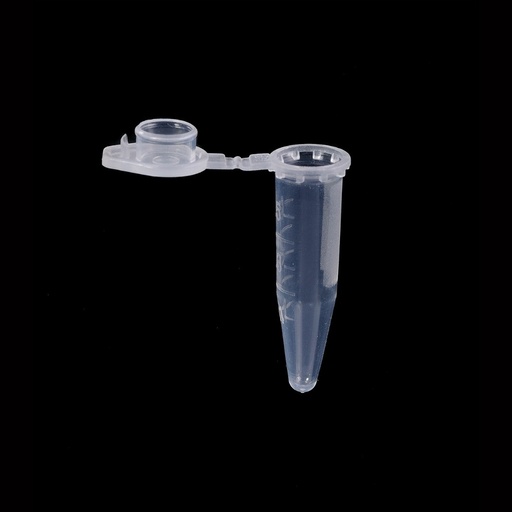[80-0500] 0.5ml Microcentrifuge Tubes, Clear, Non-Sterile