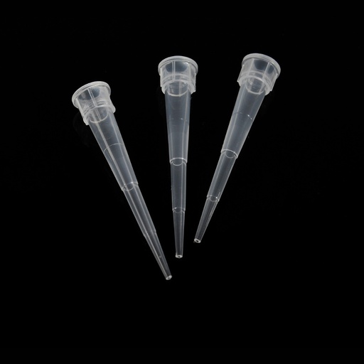 [21-0010] BIOLOGIX 10µl CLEAR POLYPROPYLENE STERILE (RNase & DNase FREE) AUTOCLAVABLE PIPET TIPS.  PIPET TIPS HAVE MOLDED GRADUATIONS. TIPS COME LOADED INTO 96 WELL RACKS